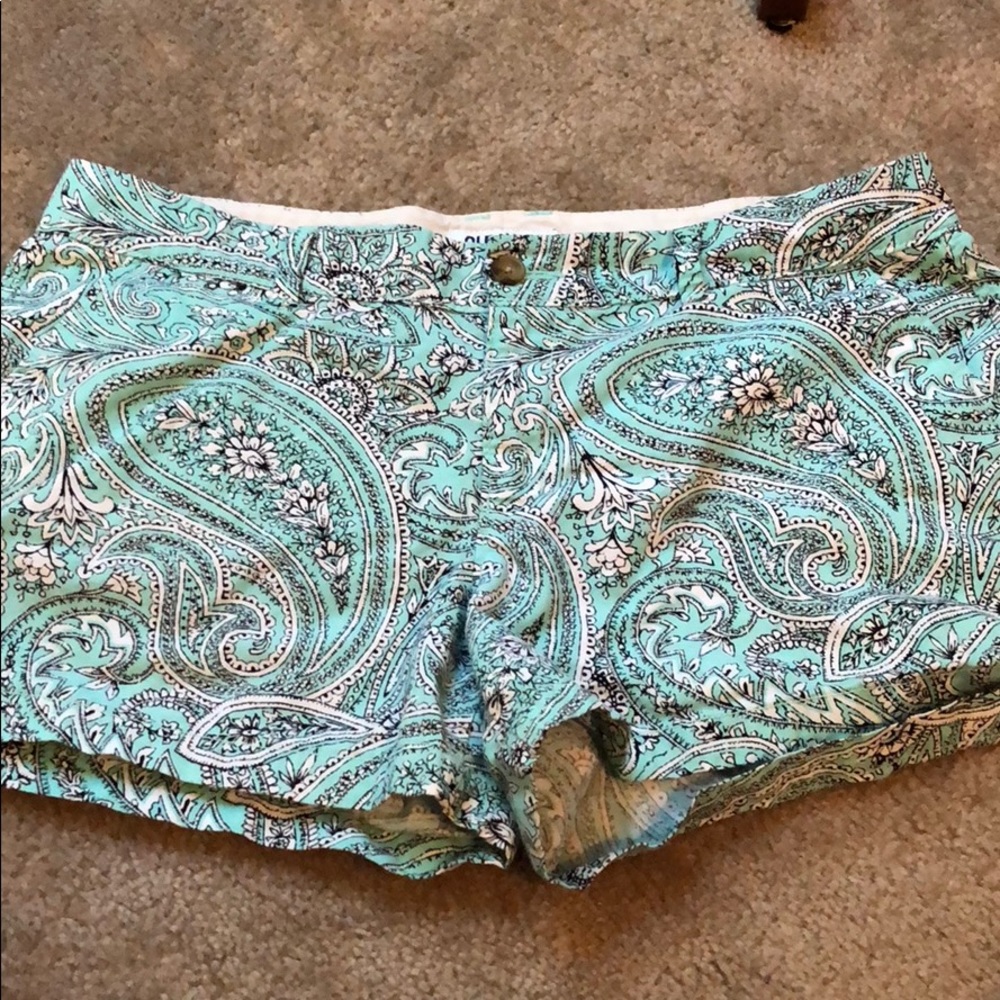 Mint Paisley Old Navy Shorts